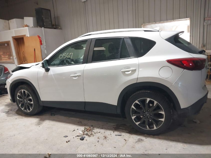 2016 Mazda Cx-5 Grand Touring VIN: JM3KE4DY7G0686136 Lot: 41060567