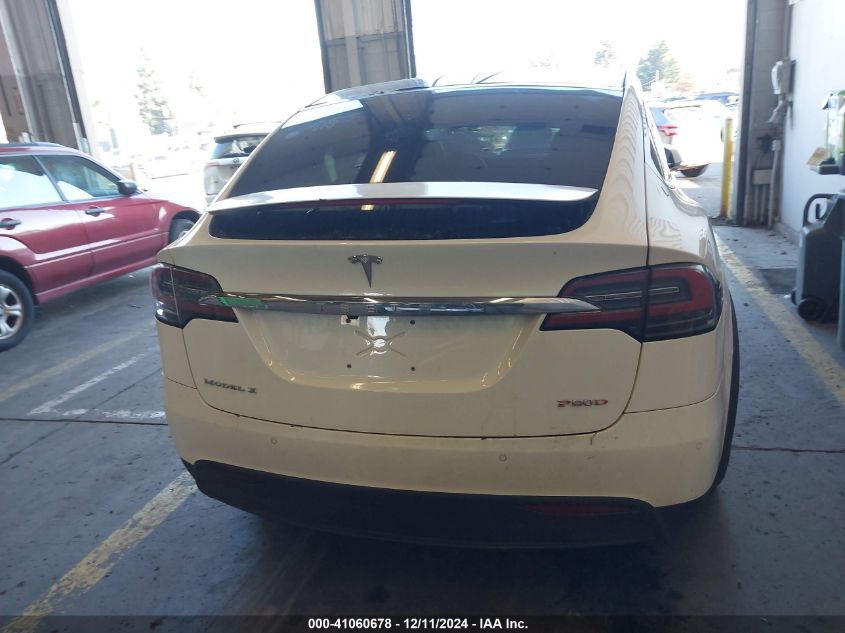 2016 Tesla Model X 75D/P100D/P90D VIN: 5YJXCBE40GF000685 Lot: 41060678