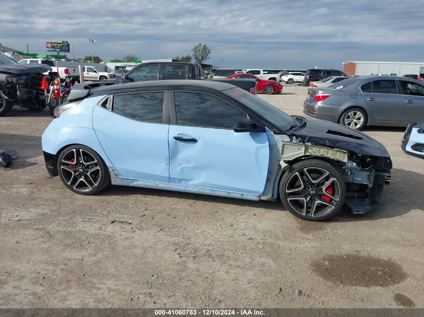 2020 Hyundai Veloster N VIN: KMHT36AH2LU003647 Lot: 41060783