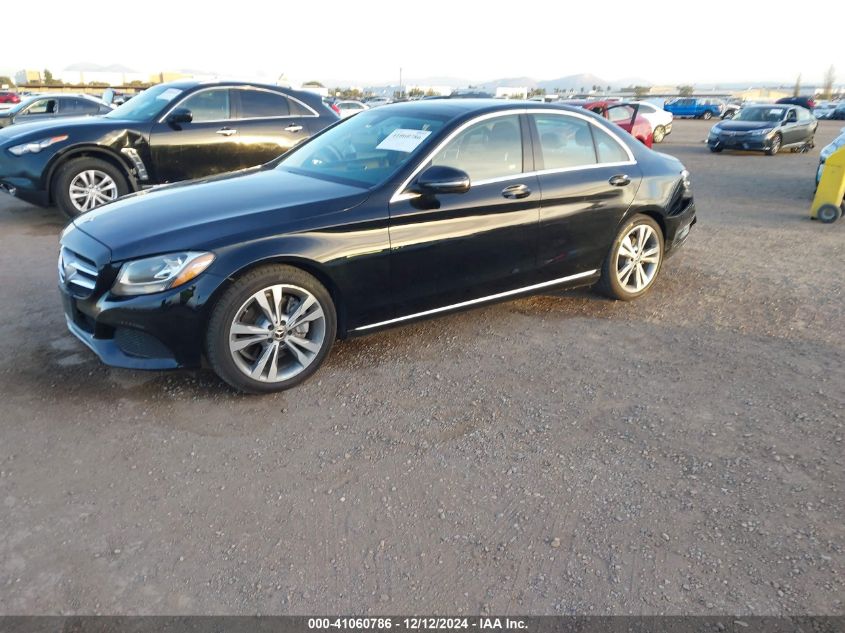 VIN 55SWF4JB8HU233703 2017 Mercedes-Benz C 300, Lux... no.2