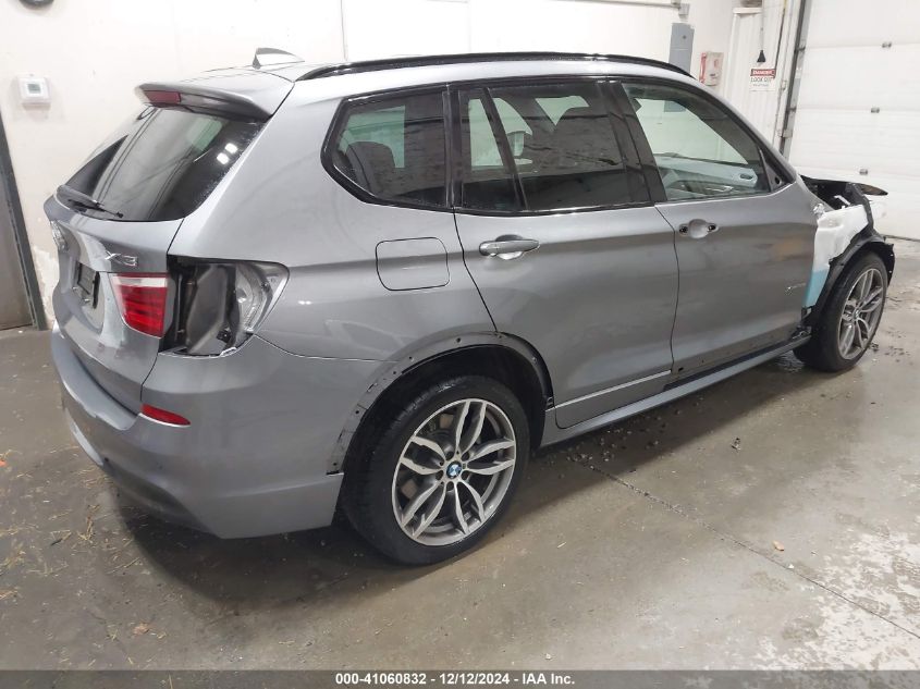 VIN 5UXWX7C3XH0U43027 2017 BMW X3, Xdrive35I no.4