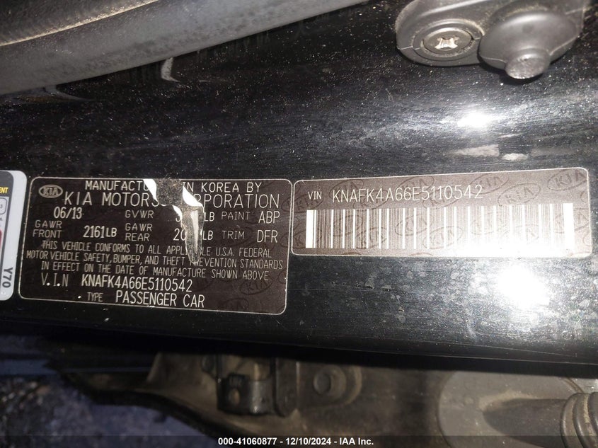 2014 KIA FORTE LX - KNAFK4A66E5110542