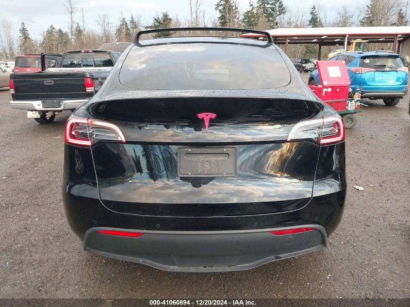 2022 Tesla Model Y Long Range Dual Motor All-Wheel Drive VIN: 7SAYGDEE2NF444633 Lot: 41060894