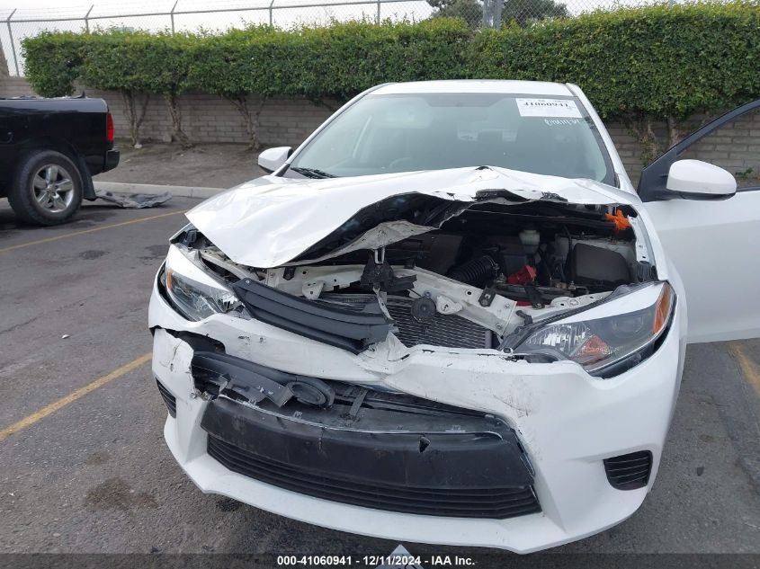 2015 Toyota Corolla Le VIN: 5YFBURHE6FP354587 Lot: 41060941