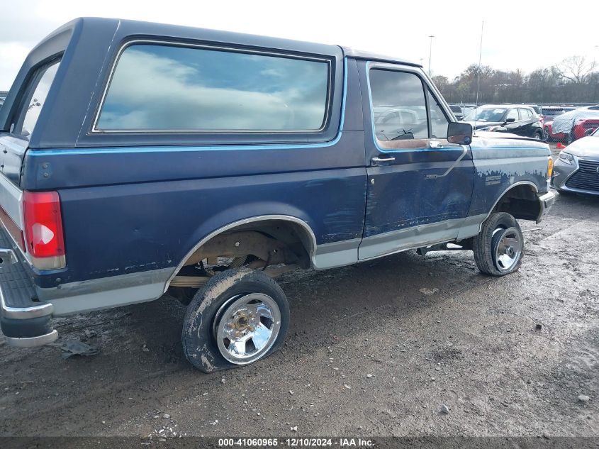 1990 Ford Bronco U100 VIN: 1FMEU15H4LLA76138 Lot: 41060965