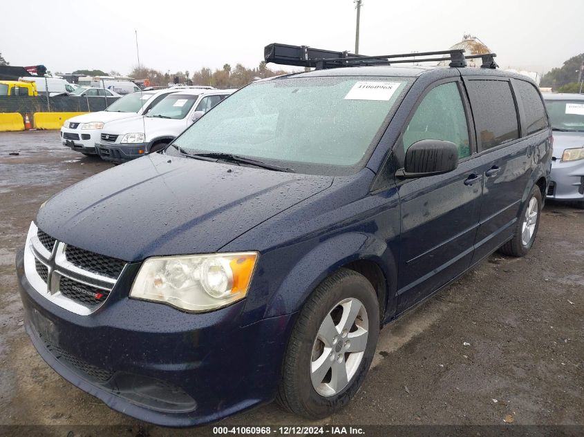 VIN 2C4RDGBG6DR598525 2013 Dodge Grand Caravan, SE no.2