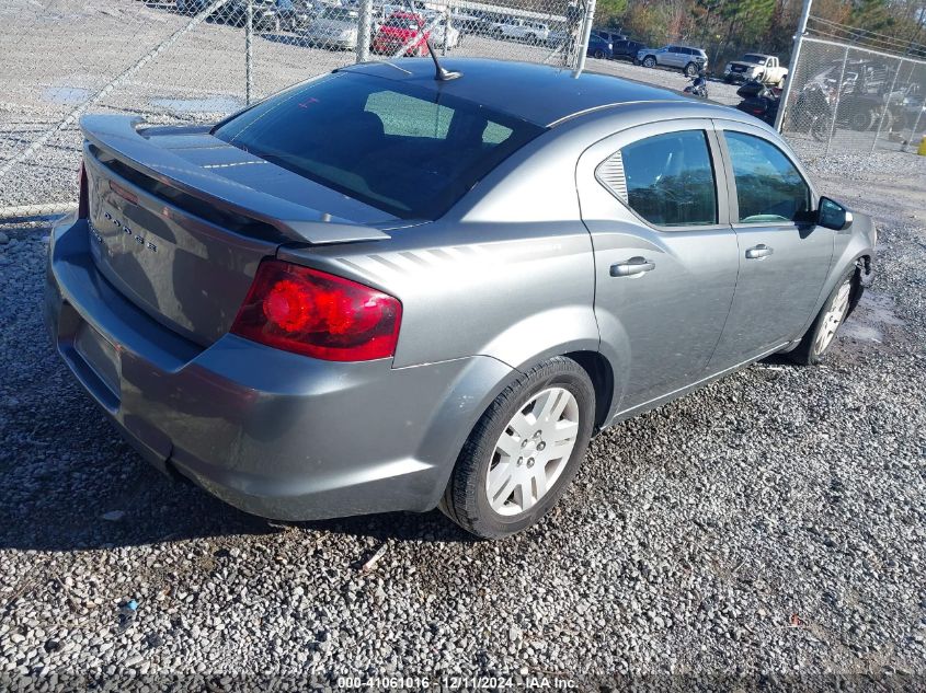 VIN 1C3CDZAB3DN621350 2013 Dodge Avenger, SE no.4