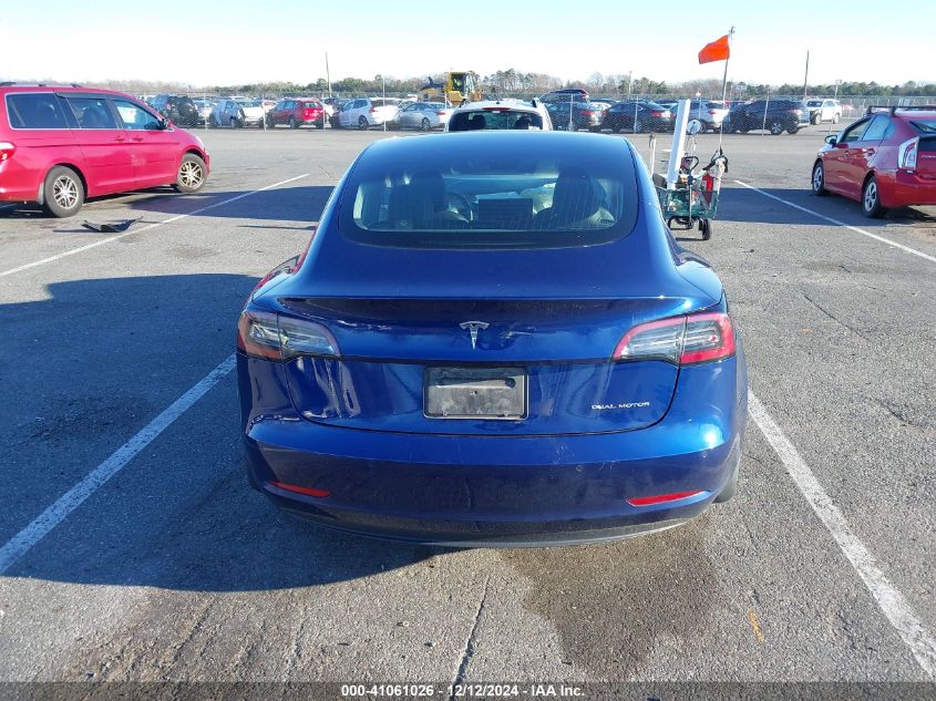 2020 Tesla Model 3 Long Range Dual Motor All-Wheel Drive VIN: 5YJ3E1EB1LF535066 Lot: 41061026