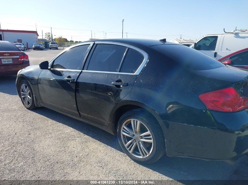 2011 Infiniti G37X VIN: JN1CV6AR3BM352423 Lot: 41061230