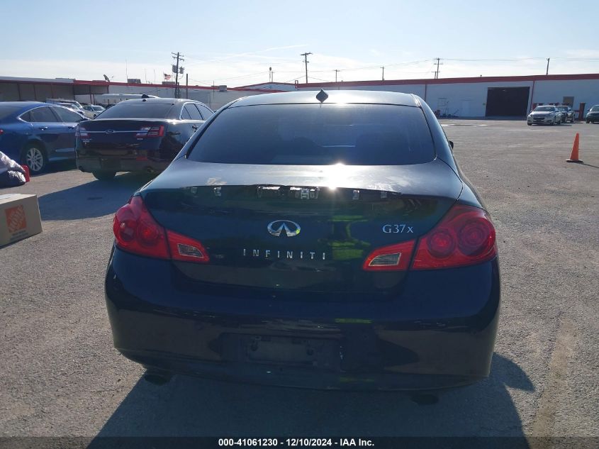 2011 Infiniti G37X VIN: JN1CV6AR3BM352423 Lot: 41061230