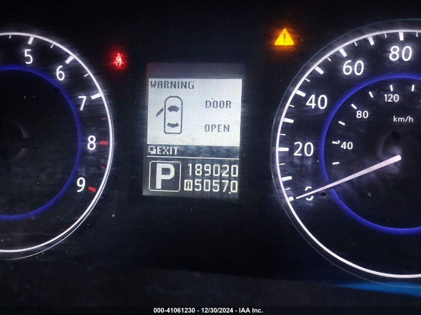 2011 Infiniti G37X VIN: JN1CV6AR3BM352423 Lot: 41061230