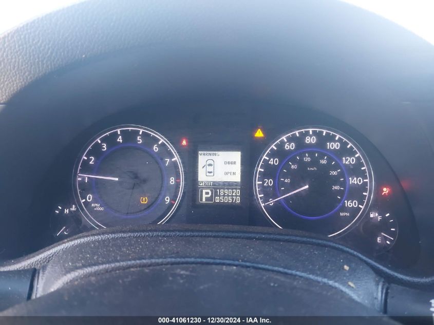 2011 Infiniti G37X VIN: JN1CV6AR3BM352423 Lot: 41061230