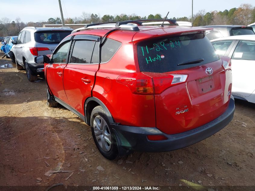 VIN JTMBFREV5FJ030436 2015 Toyota RAV4, LE no.3