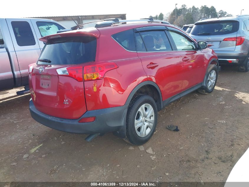 VIN JTMBFREV5FJ030436 2015 Toyota RAV4, LE no.4