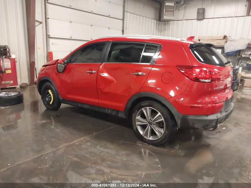 VIN KNDPCCA64E7664858 2014 KIA Sportage, SX no.3