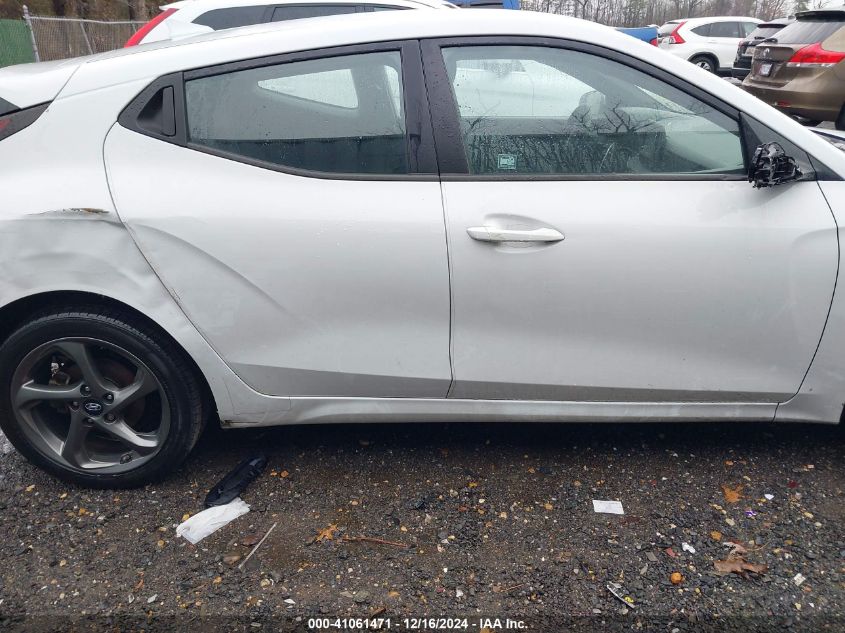 2021 Hyundai Veloster 2.0 VIN: KMHTG6AF8MU032722 Lot: 41061471