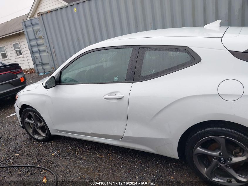 2021 Hyundai Veloster 2.0 VIN: KMHTG6AF8MU032722 Lot: 41061471