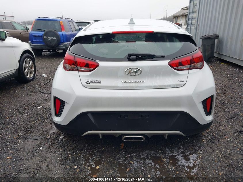 2021 Hyundai Veloster 2.0 VIN: KMHTG6AF8MU032722 Lot: 41061471