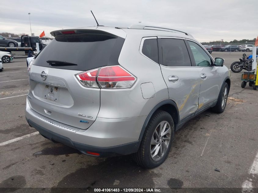 VIN 5N1AT2MV4EC865083 2014 Nissan Rogue, SL no.4