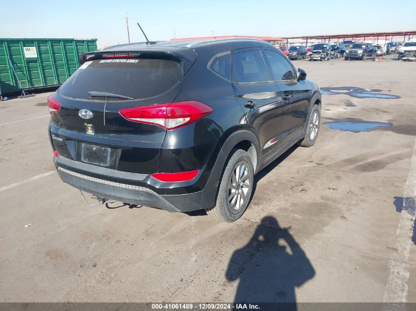 VIN KM8J33A49GU134213 2016 Hyundai Tucson, SE no.4