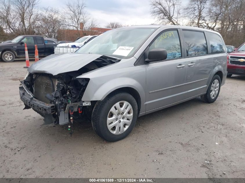 VIN 2C4RDGBG9ER354983 2014 Dodge Grand Caravan, SE no.2