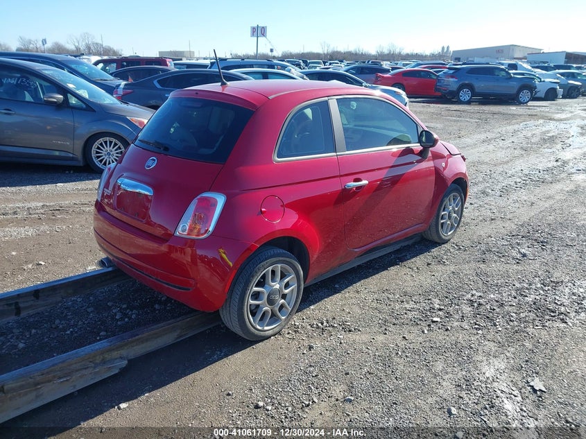 Vin: 3c3cffar0dt534866, lot: 41551675, fiat 500 pop 20134