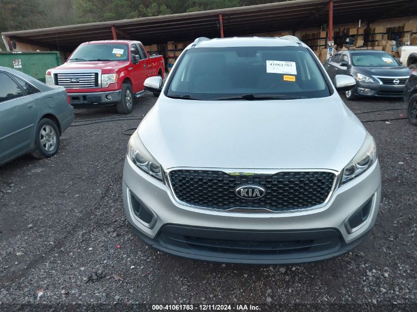 2016 Kia Sorento 2.4L Lx VIN: 5XYPG4A39GG040382 Lot: 41061783