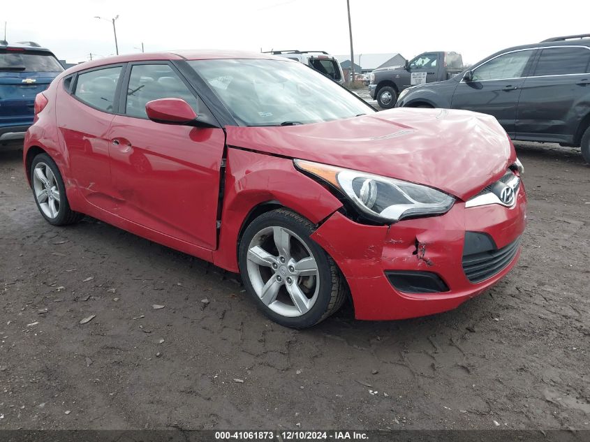 VIN KMHTC6ADXDU149115 2013 Hyundai Veloster, Base W... no.1