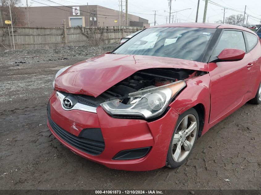 VIN KMHTC6ADXDU149115 2013 Hyundai Veloster, Base W... no.6