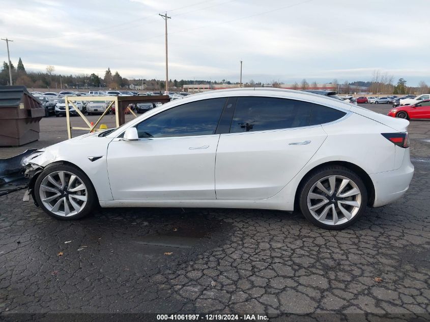 2019 Tesla Model 3 Long Range/Performance VIN: 5YJ3E1EB1KF391940 Lot: 41061997