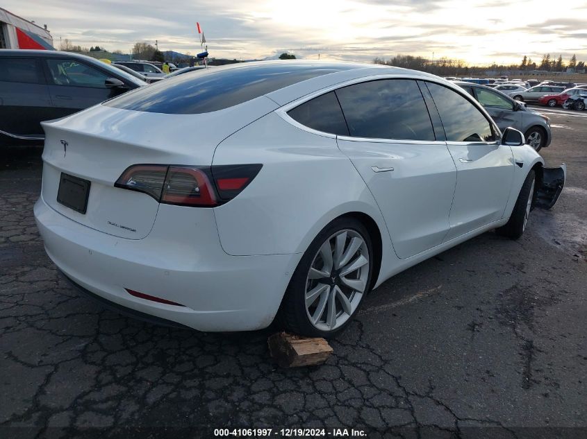 2019 TESLA MODEL 3 LONG RANGE/PERFORMANCE - 5YJ3E1EB1KF391940