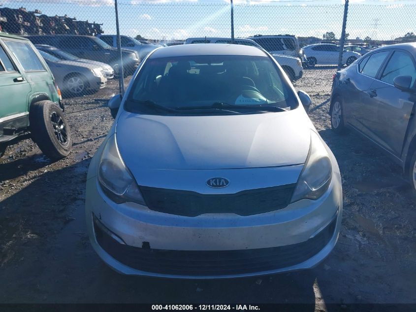 2016 Kia Rio Lx VIN: KNADM4A3XG6640307 Lot: 41062006