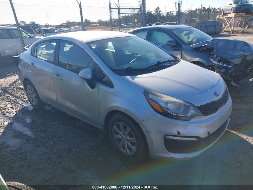 2016 Kia Rio Lx VIN: KNADM4A3XG6640307 Lot: 41062006