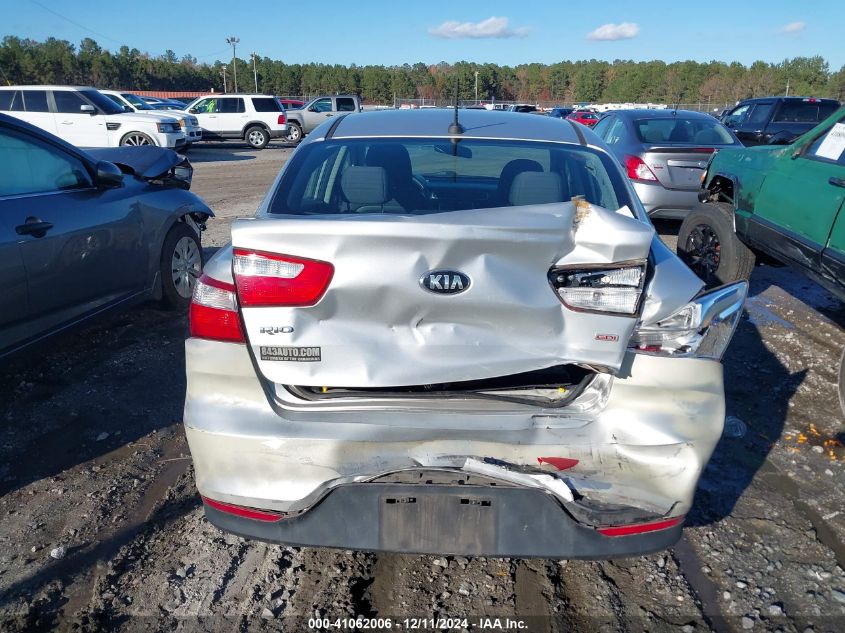 2016 Kia Rio Lx VIN: KNADM4A3XG6640307 Lot: 41062006