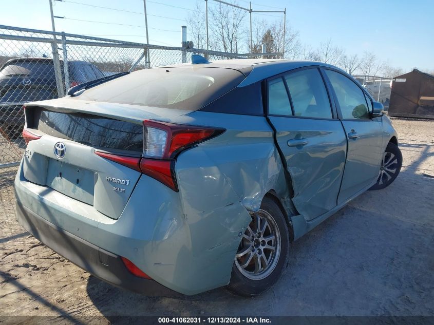 VIN JTDL9MFU0N3038130 2022 Toyota Prius, Xle Awd-E no.4