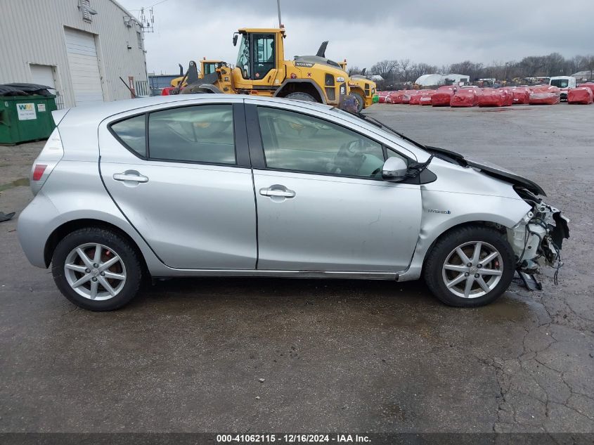 2012 Toyota Prius C Three VIN: JTDKDTB34C1017369 Lot: 41062115