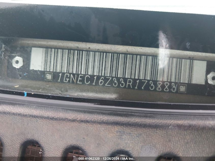 2003 Chevrolet Suburban 1500 Lt VIN: 1GNEC16Z33R173883 Lot: 41062320