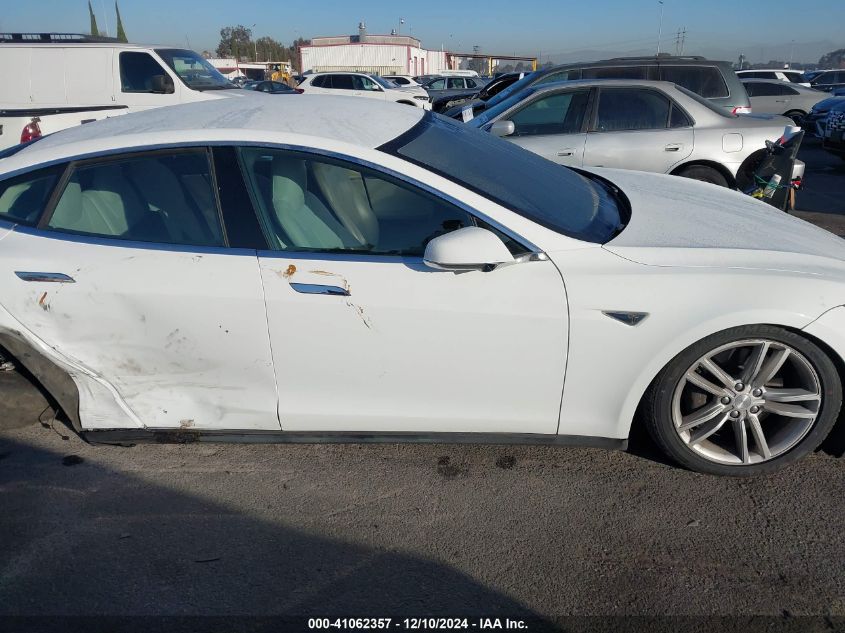 2015 Tesla Model S 70D/85D/P85D VIN: 5YJSA1H25FFP69590 Lot: 41062357