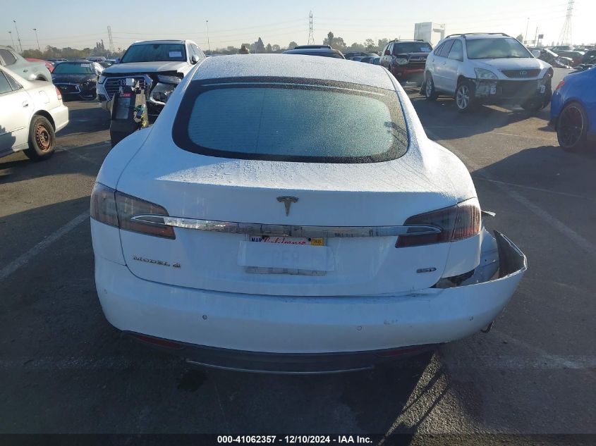 2015 Tesla Model S 70D/85D/P85D VIN: 5YJSA1H25FFP69590 Lot: 41062357