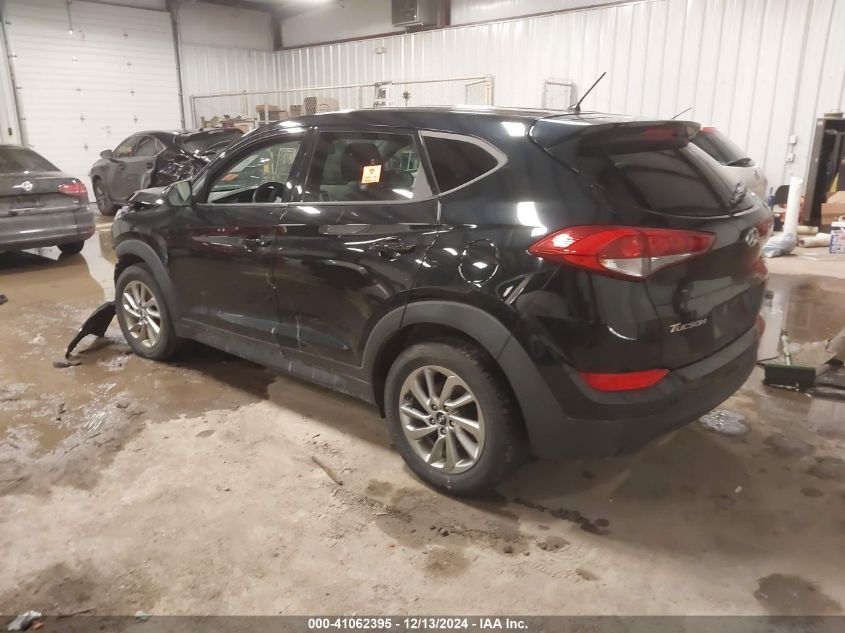 VIN KM8J2CA46JU777452 2018 Hyundai Tucson, SE no.3