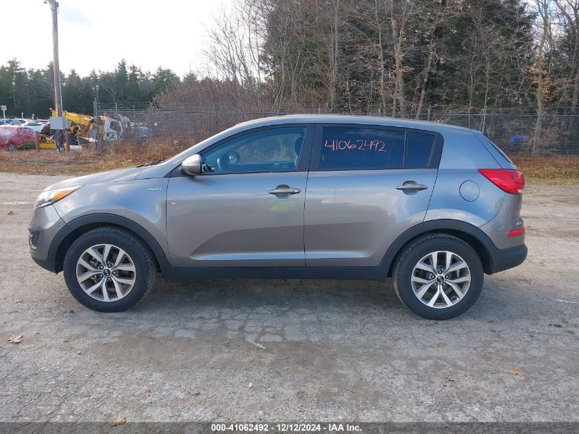 2016 Kia Sportage Lx VIN: KNDPBCAC2G7835201 Lot: 41062492