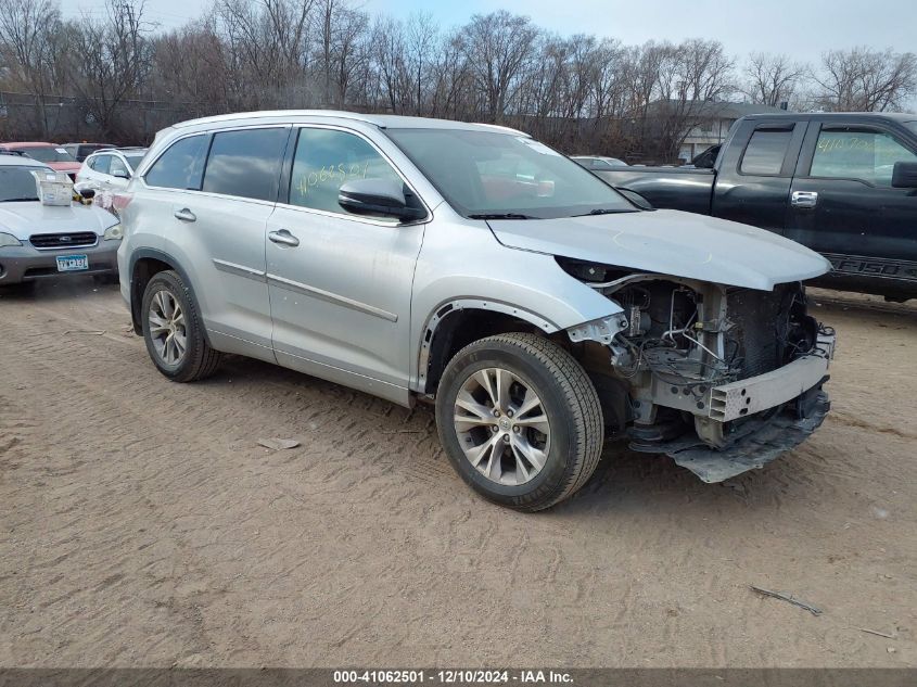 2015 Toyota Highlander, Xle V6