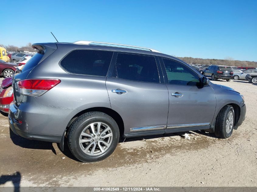 2016 Nissan Pathfinder Sl VIN: 5N1AR2MN3GC664695 Lot: 41062549