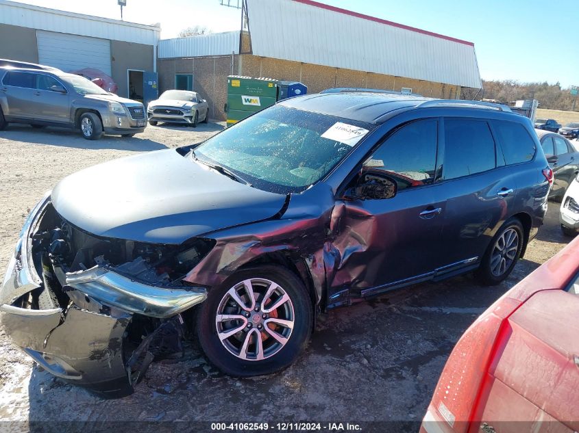 2016 Nissan Pathfinder Sl VIN: 5N1AR2MN3GC664695 Lot: 41062549