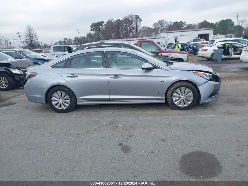 2016 Hyundai Sonata Hybrid Se VIN: KMHE24L10GA040770 Lot: 41062551