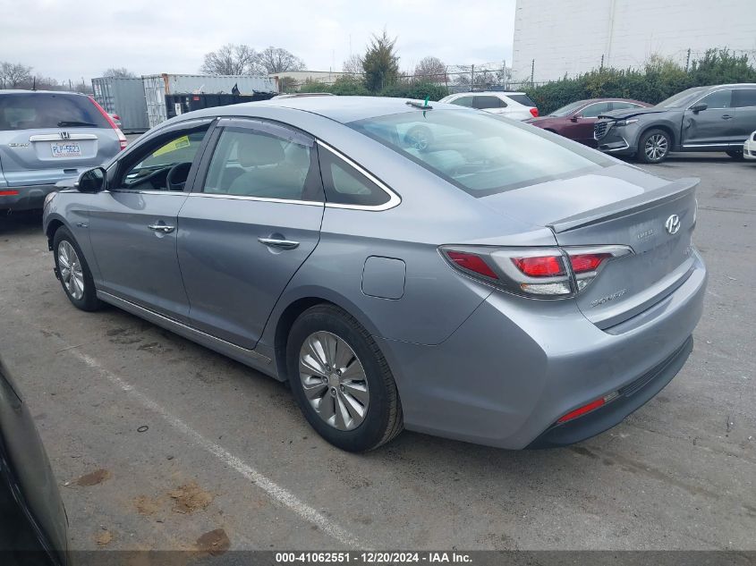 2016 Hyundai Sonata Hybrid Se VIN: KMHE24L10GA040770 Lot: 41062551