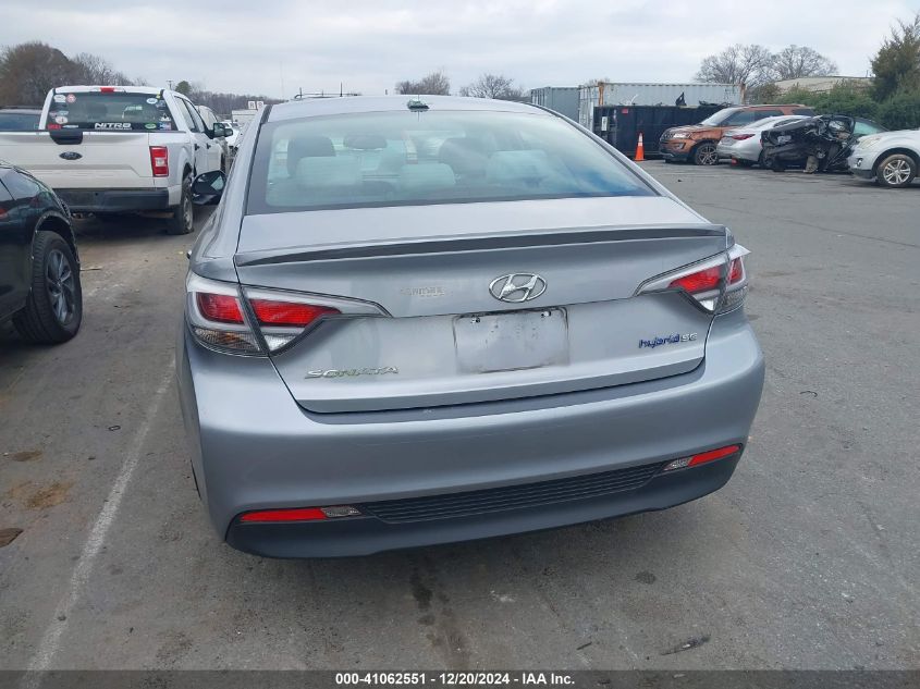 2016 Hyundai Sonata Hybrid Se VIN: KMHE24L10GA040770 Lot: 41062551