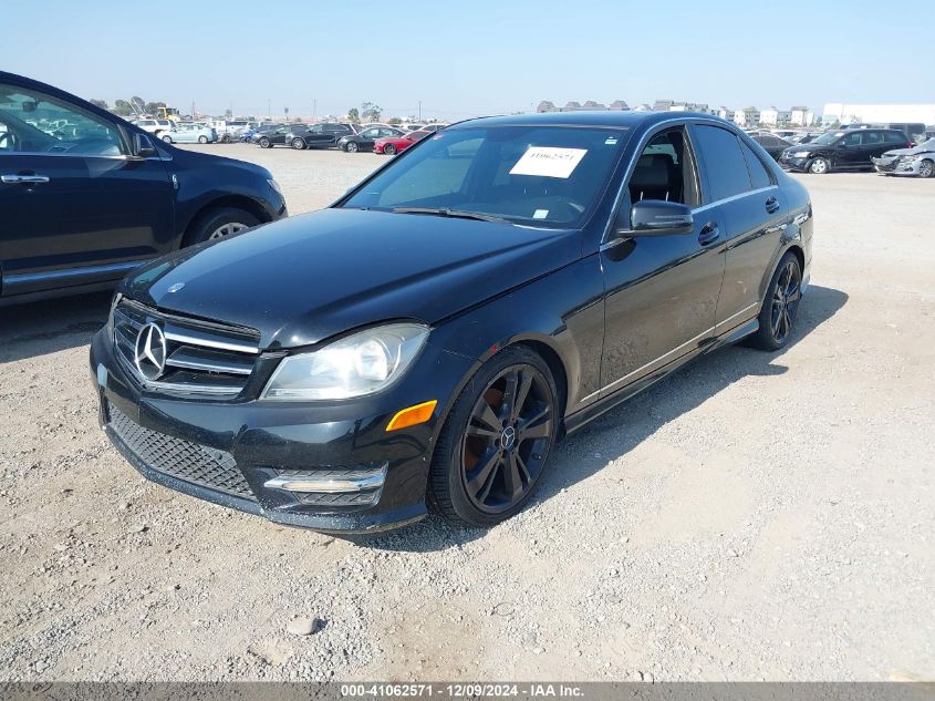 VIN WDDGF4HB2EG231934 2014 MERCEDES-BENZ C 250 no.2