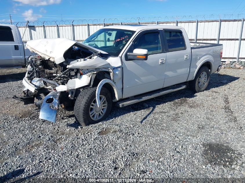 2013 FORD F-150 LARIAT - 1FTFW1EF9DFD52525