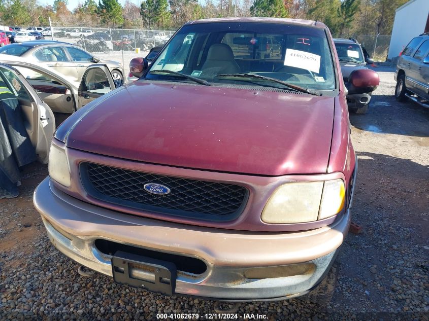 1997 Ford F-150 Lariat/Xl/Xlt VIN: 1FTDX1860VNA15961 Lot: 43345933